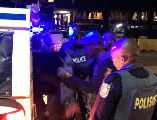 Parkview Police arrested two armed suspects after they robbed two victims of their cellphones.