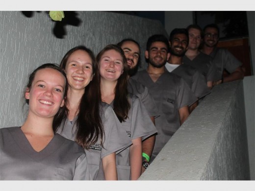 The members of the Wits Students' Surgical Society  are ready to raise funds for the Smile Foundation.