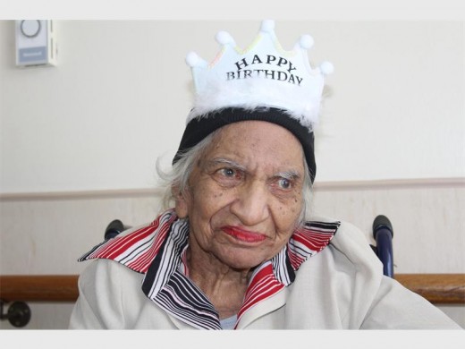 Njanambal Pillay from the Park Care Centre in Parktown turned 100 years old and celebrated her gift of life at a party, sponsored by members of the community.