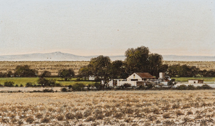 John Meyer; Landscape with Houses