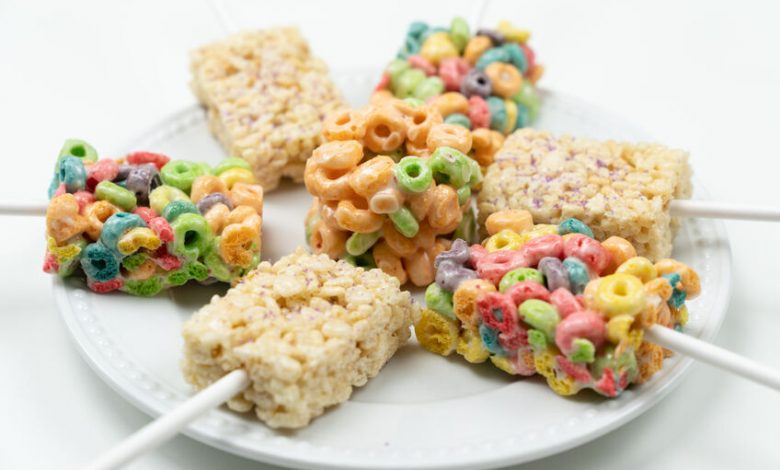 Marshmallow cereal treats your kids will love