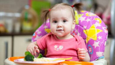 Toddlers also need a healthy diet.