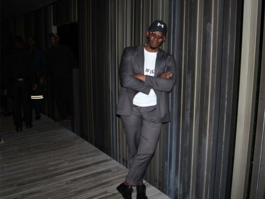 Actor Lawrence Maleka. posing for an image