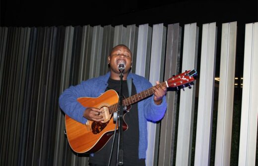 Singer Muneyi sings his heart out