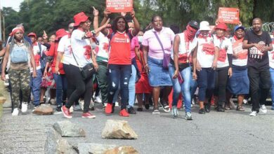 (Nehawu) members barricaded Charlotte Maxeke Academic Hospital