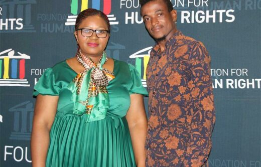 Mamashoabathe Noko, the FHR programme manager and Melusi Jezkeel 