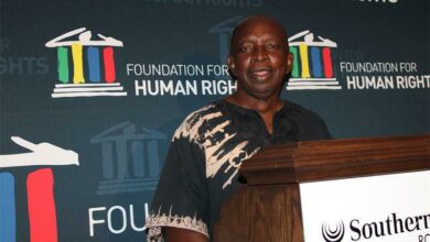 Richard Mokolo, co-ordinator of Orange Farm Human Rights Advice Centre