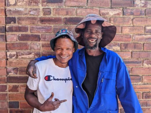Bandile Mabalane and Bonnyface Mchnu.