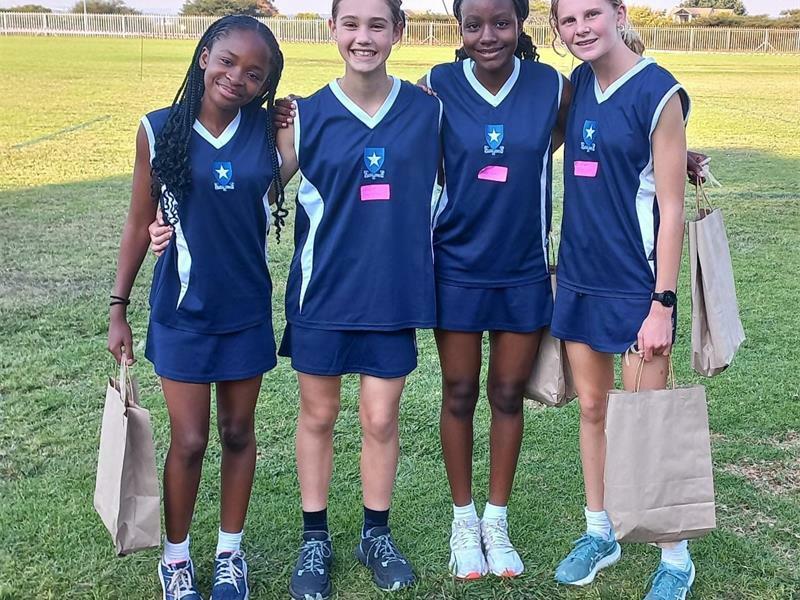 Lehlogonolo Ramoshaba, Maya Bolton, Enreth Daniel and Nicola Smith