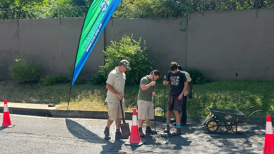 Bruce Bowden,his sons Benjamin and Caleb