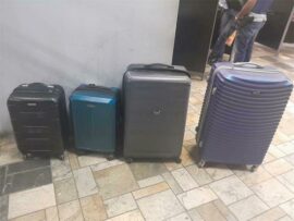 Luggage recovered by metro police