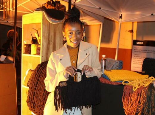 Dj Niksta flaunts her newly bought bag.