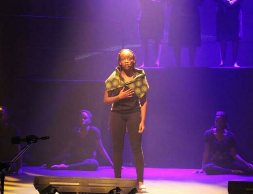 Naledi Diale plays the chief.