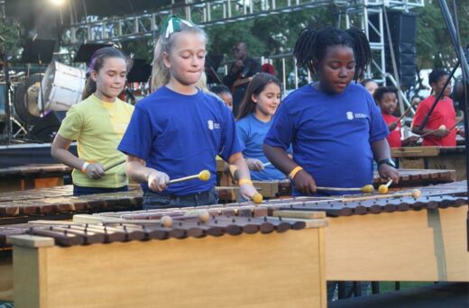The Kingsmead College Grade 4 marimba band