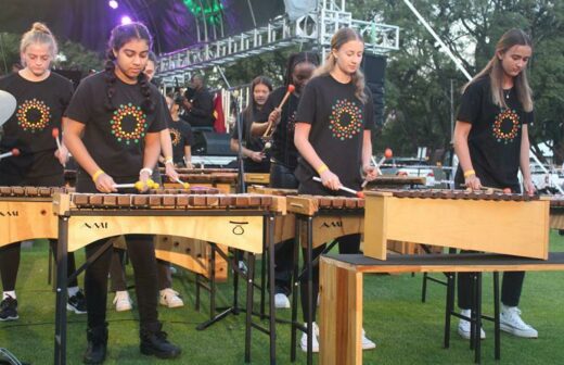 The Kingsmead College Grade 10 marimba band