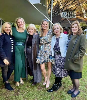 Vanessa Dunn, Jayne Backhouse, Helen Irvine, Monica Jooste and Marilyn Naylor are happy to be at Beechwood Gardens.