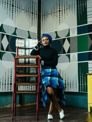 Entrepreneur and pattern designer Glorinah Khutso Mabaso.
