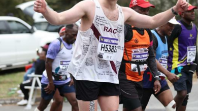 Sean Clarke participates in the Comrades.