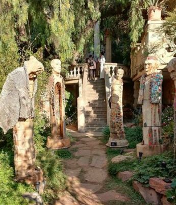 More stunning pieces in the gardens.