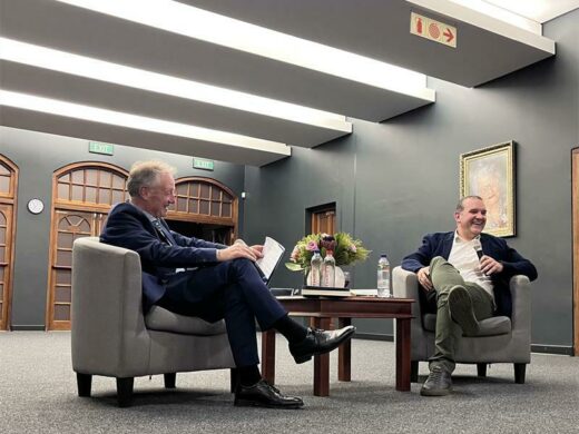Frank Rumboll and Mike Boyd speak about the new novel