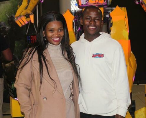 Boitshoko Tshabile and Lesetja Kganyago. Photo: Naidine Sibanda