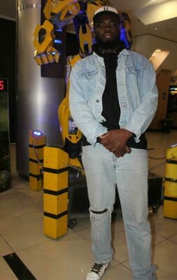 Mandla Ntimane looks forward to the action adventure movie for the night. Photo: Naidine Sibanda