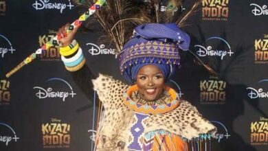 Singer Jessica Mbangeni performs the Kizazi Moto: Generation Fire theme song and poetry. Photo: Naidine Sibanda