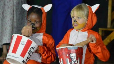 Inaminkosi Ndlovu and Zoey-Rae Saffy put on their best performance on stage.