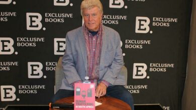 Author and Professor Philip Frankel discussing his latest book. Photo: Asanda Matlhare