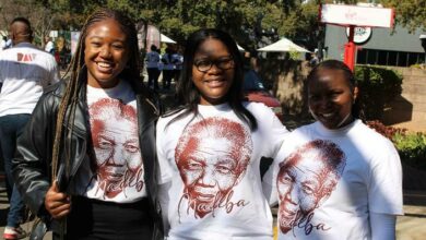 Kelebogile Skoza, Malebo Moloi and Keitumetse Selepe are excited to do their 67 minutes for Mandela Day.