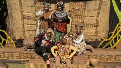 Noko goes to School cast members at The National Children’s Theatre.