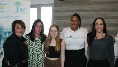 Hayley Brainin, Tammy Jutan, Rachel Ancer,Thando Madonsela and Nikki Munitz are guest speakers at the Union for Jewish Women Women's Day event. Photo: Asanda Matlhare