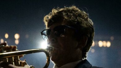 St John's College learner Angus Charlton plays the trumpet.