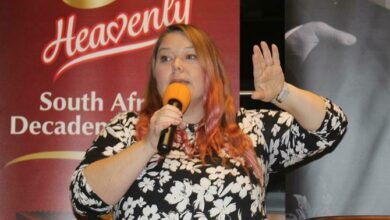 Every Kind of Romance MC and author Jo Watson shares that the authors present have sold 2m books. Photo: Naidine Sibanda