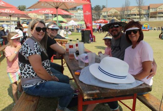 Families are all smiles at the Wanderers Fun Family Festival. Photo: Naidine Sibanda