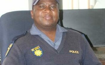 Norwood SAPS spokesperson Warrant Officer Eric Masotsha reports on a suspect arrested for common robbery. Photo: Naidine Sibanda