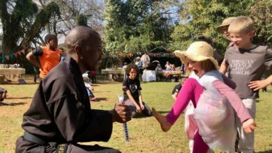 Children engage in fun activities at one of the Kairos School of Inquiry Kaleidoscopes.