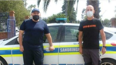 Sandringham CPF committee members Eitan Fine and Eddie Spagnolo. Photo: Naidine Sibanda