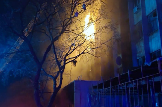 Deadly building fire claims 63 lives in Johannesburg CBD. Photo: Arrive Alive (X)