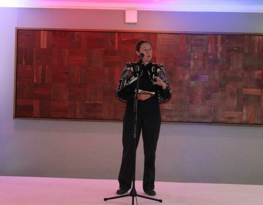 Manager of Sanctuary Mandela, Sally-Anne talks about the history behind Sanctuary Mandela. Photo: Asanda Matlhare