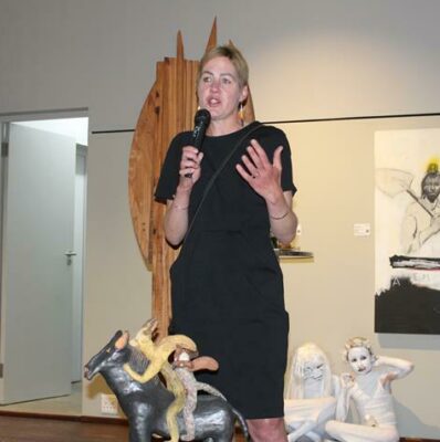 Lucia Boer expresses her gratitude. Photo: Asanda Matlhare