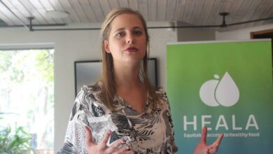 Policy and research manager at Heala Angelika Grimbeek explains the complicated process of implementing health policies. Photo: Naidine Sibanda