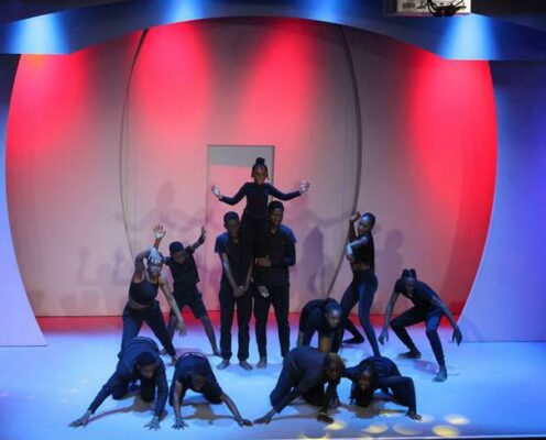 Succeed performs on stage. Photo: Asanda Matlhare