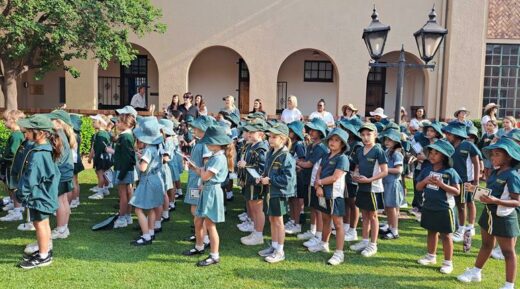 Kingsmead College junior learners are excited for the birthday celebrations.