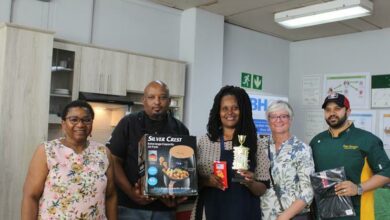 Patient, Jaliswa George won first place in the competition. Photo: Asanda Matlhare