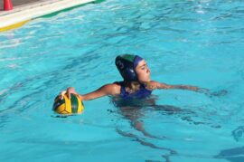The ball is in Humairaa Bodiat's ( Roedean School) court. Photo: Naidine Sibanda