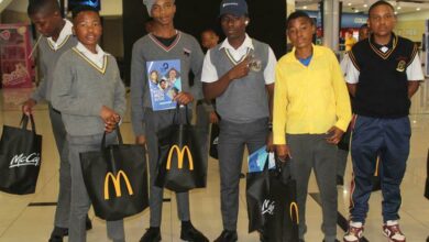 Learners from various schools attend the What About the Boys screening. Photo: Naidine Sibanda