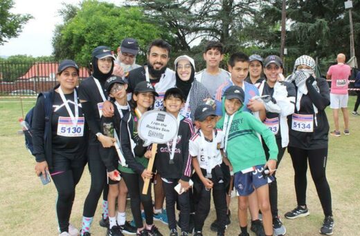 Whole families come together to run the Rockies BRM race.