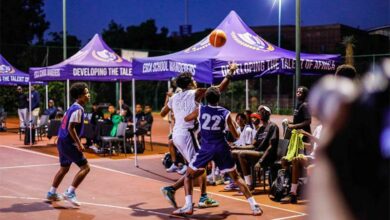 Players showcase their skills on the court