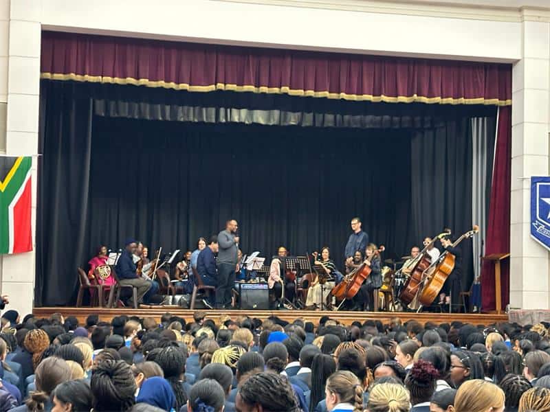 An unexpected symphony of sound echoed through the school as the orchestra delivered a surprise performance which left learners and staff alike mesmerised by the power of live music.